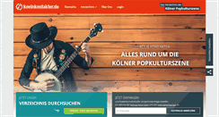 Desktop Screenshot of koelnkontakter.de